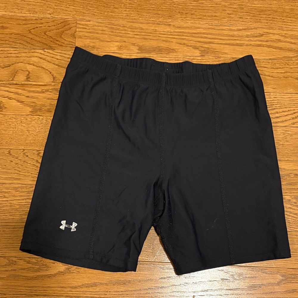 Under Armour | Basic Black Compression Workout Bi… - image 1